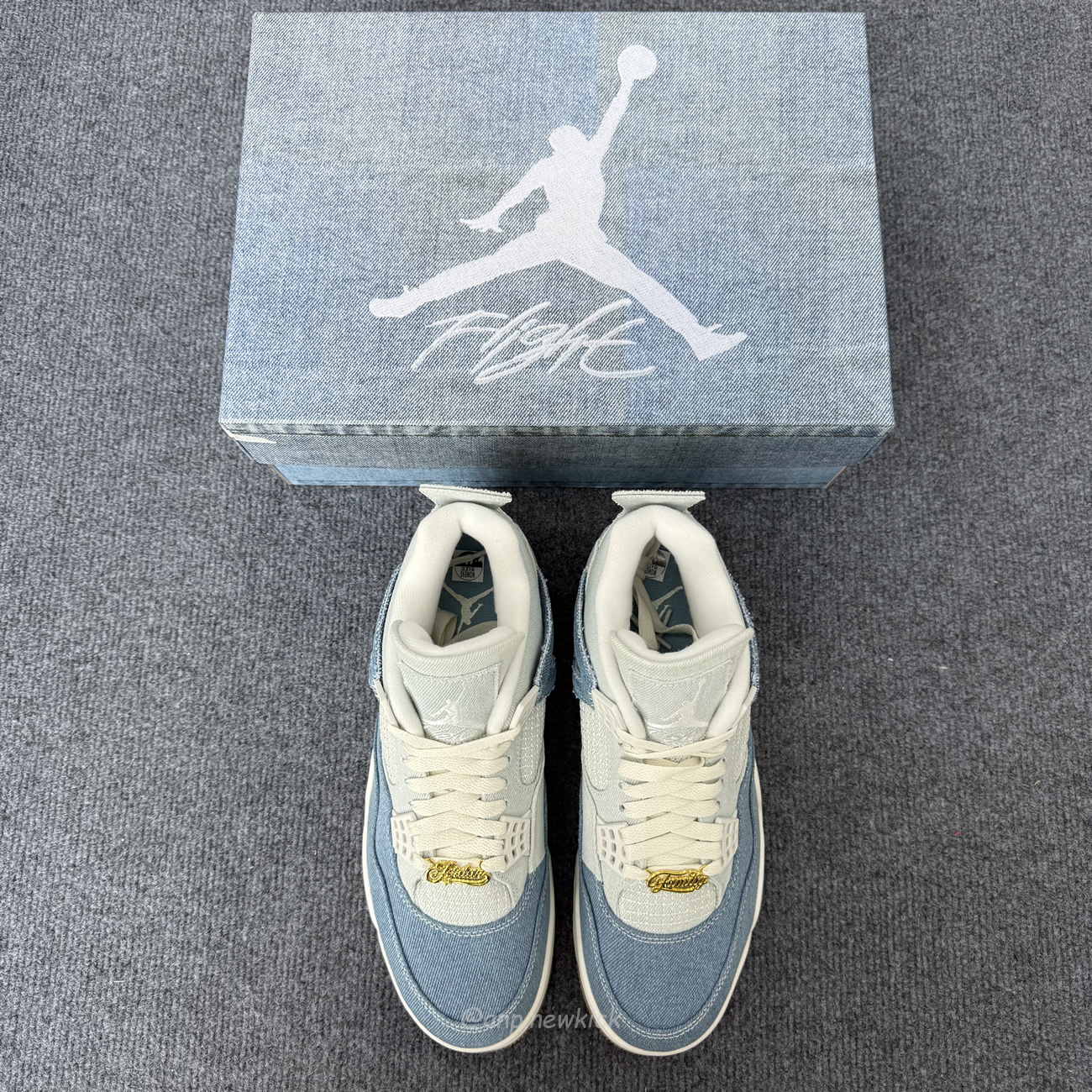 Air Jordan 4 Retro Tex Denim Worn Blue Womens Ib6716 100 (2) - www.newkick.vip