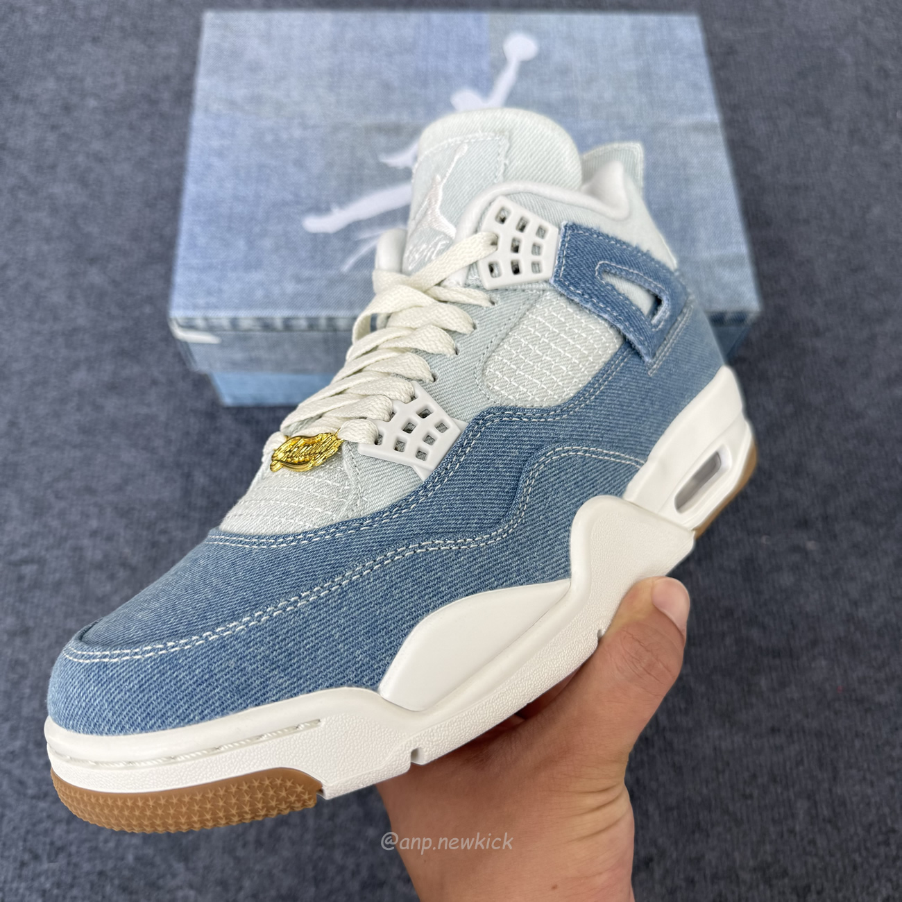 Air Jordan 4 Retro Tex Denim Worn Blue Womens Ib6716 100 (4) - www.newkick.vip