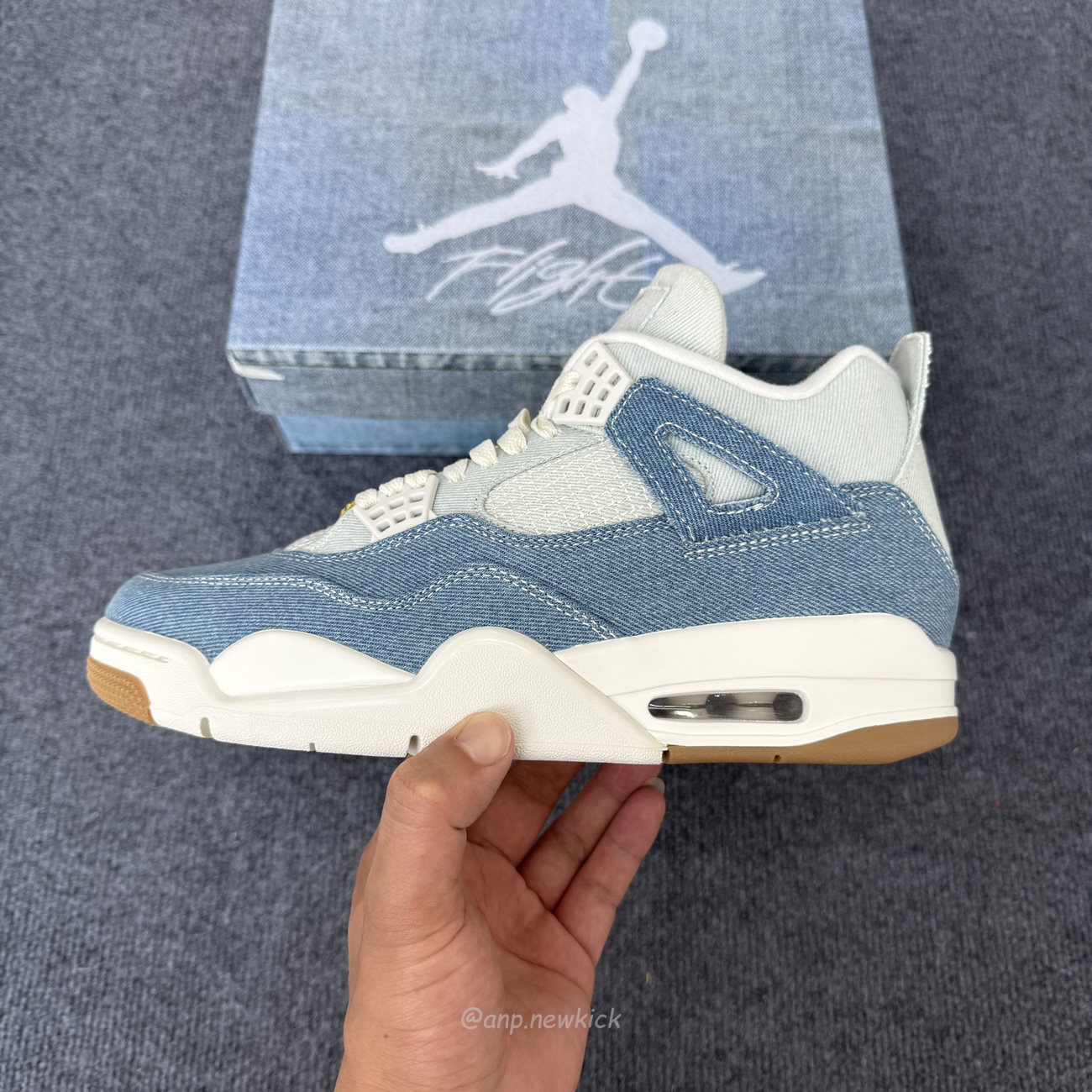 Air Jordan 4 Retro Tex Denim Worn Blue Womens Ib6716 100 (6) - www.newkick.vip