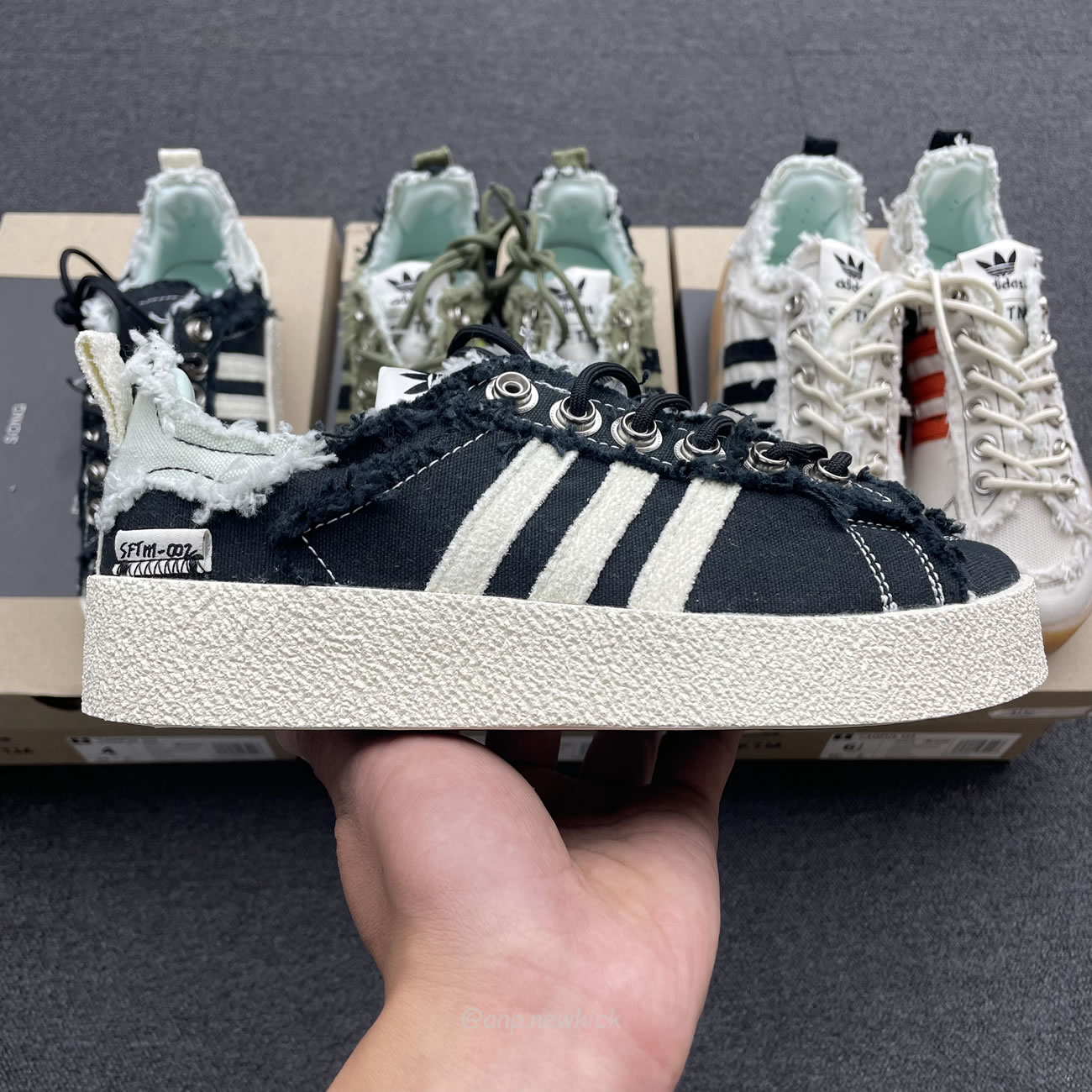 Adidas Campus 80s Song For The Mute Olive Bliss Black Id4792 Id4791 Id4818 (11) - www.newkick.vip