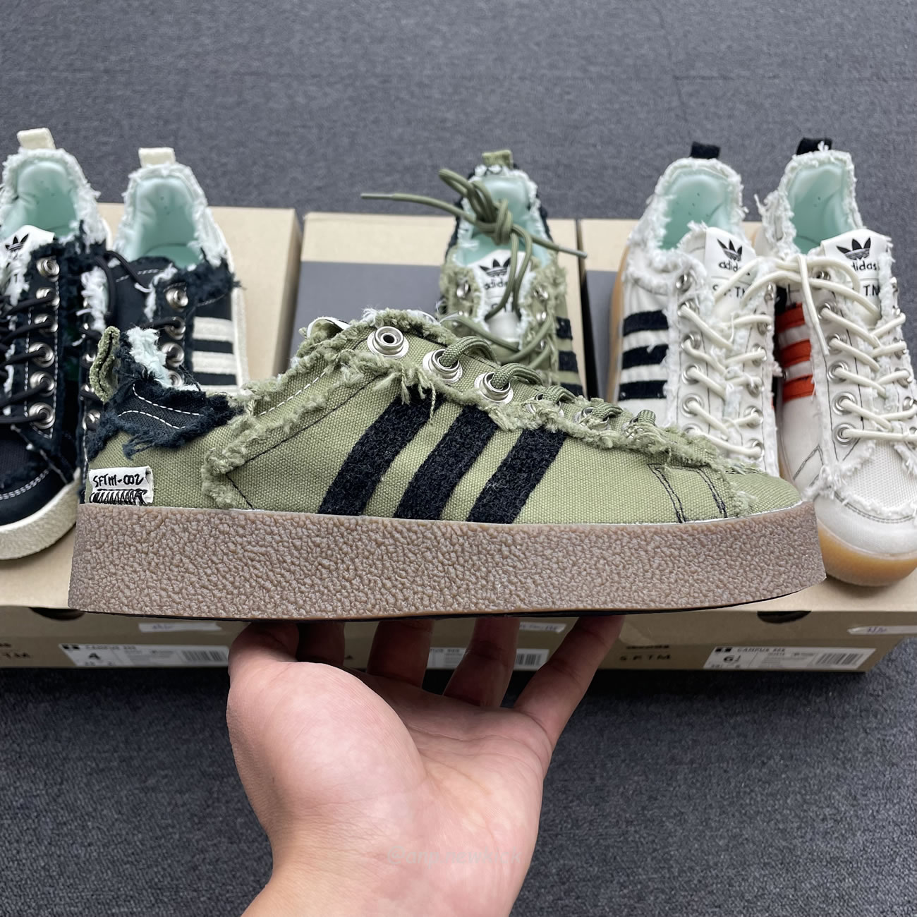 Adidas Campus 80s Song For The Mute Olive Bliss Black Id4792 Id4791 Id4818 (3) - www.newkick.vip