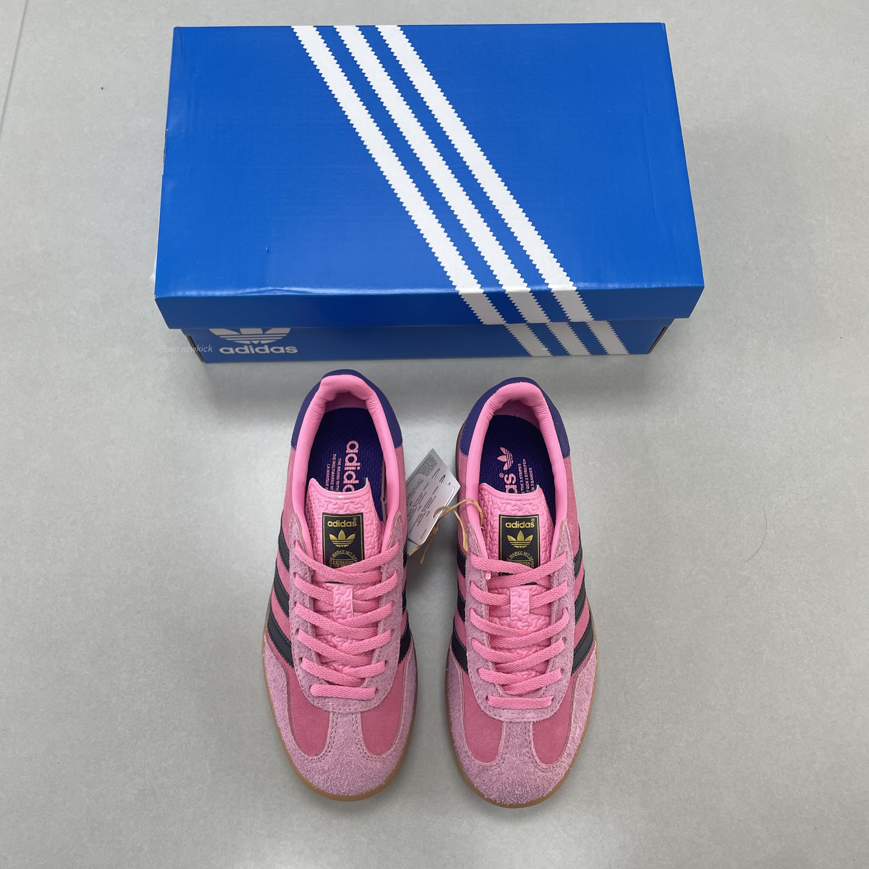 Adidas Gazelle Indoor Bliss Pink Purple Womens Ie7002 (6) - www.newkick.vip