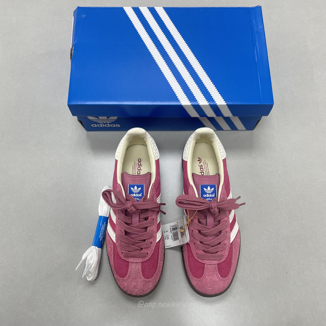 Adidas Gazelle Indoor Pink Cloud White If1809 (3) - www.newkick.vip