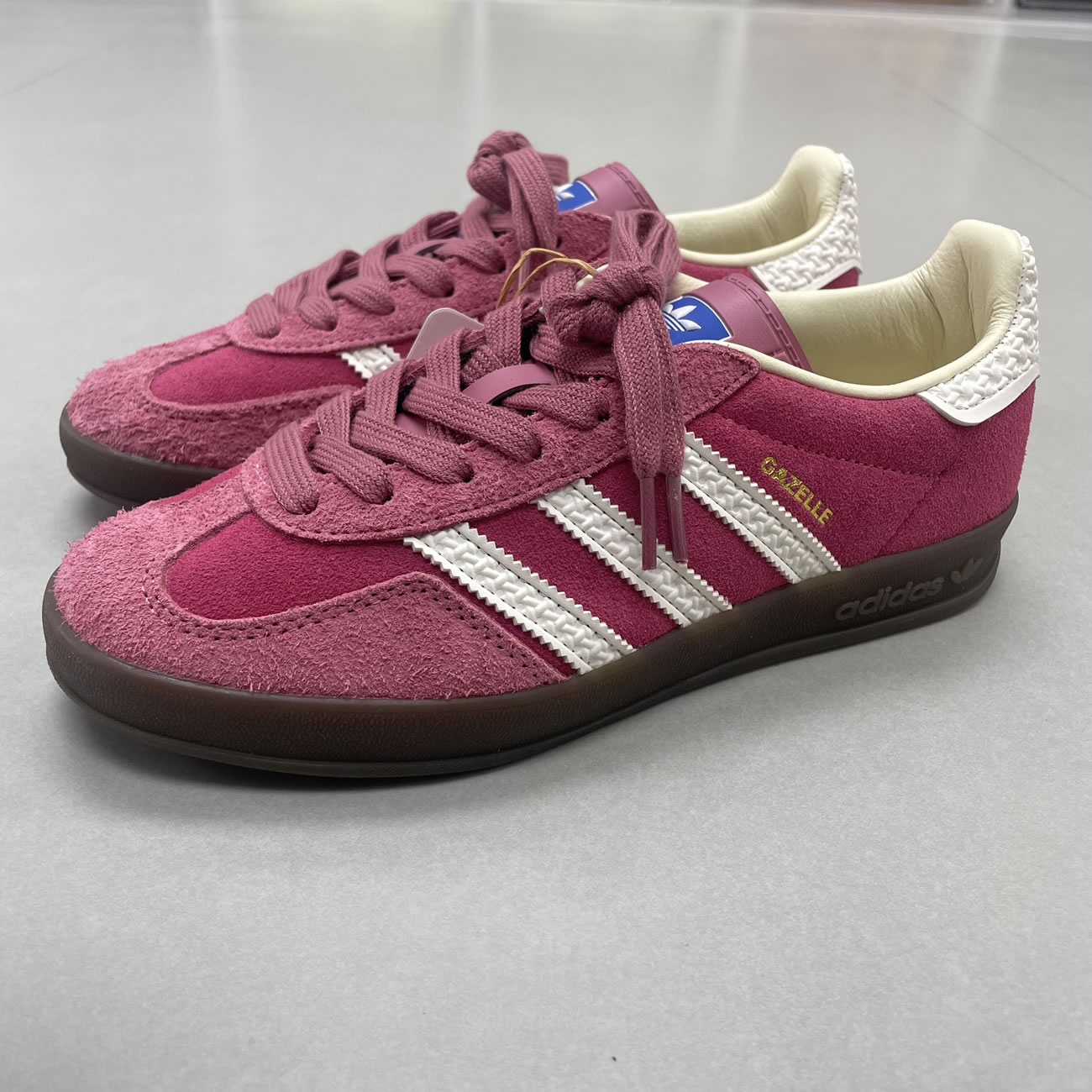 Adidas Gazelle Indoor Pink Cloud White If1809 (6) - www.newkick.vip