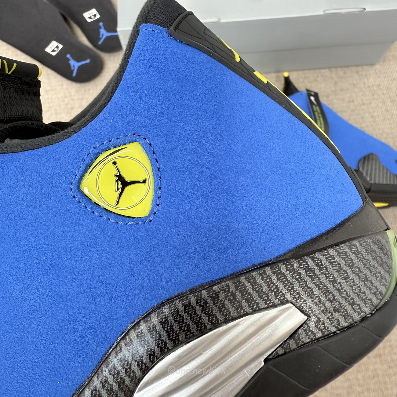 Air Jordan 14 Ferrari Sapphire Blue If5015 407 (4) - www.newkick.vip
