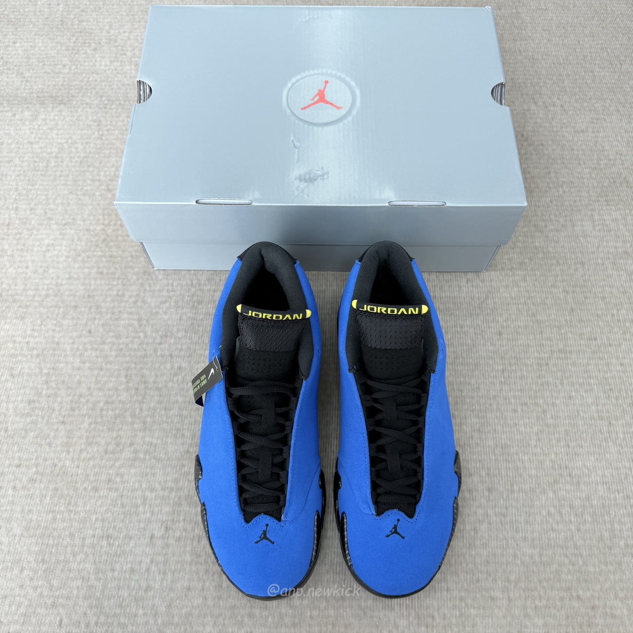 Air Jordan 14 Ferrari Sapphire Blue If5015 407 (6) - www.newkick.vip
