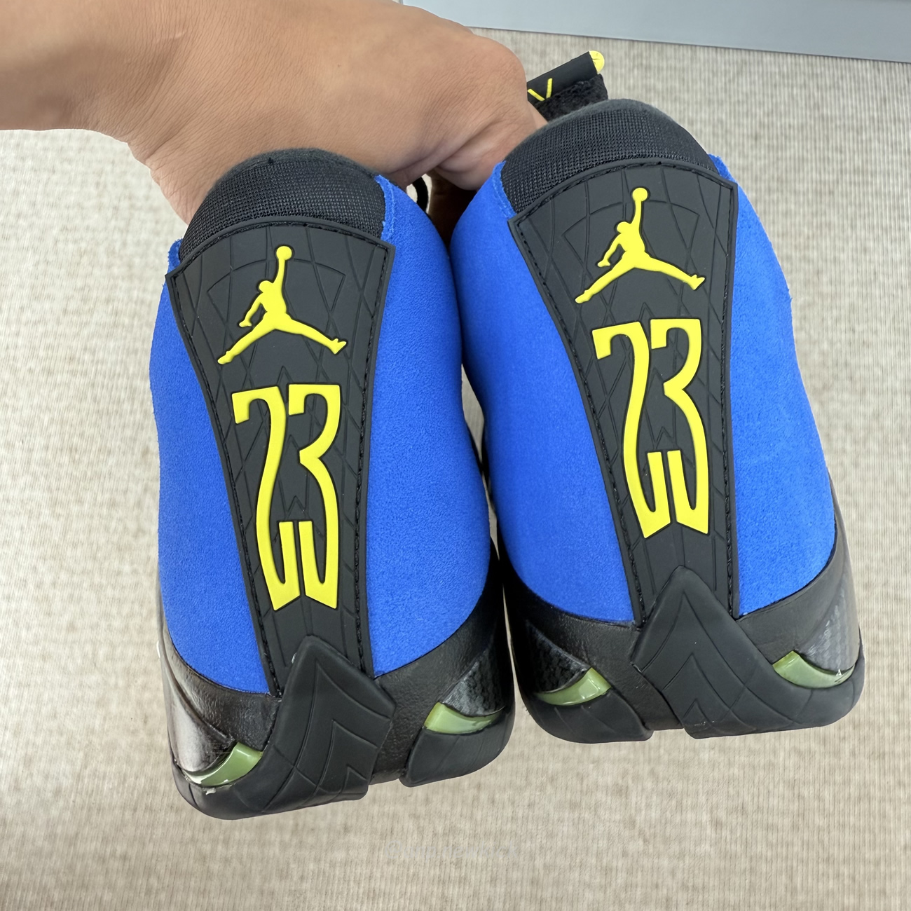 Air Jordan 14 Ferrari Sapphire Blue If5015 407 (8) - www.newkick.vip