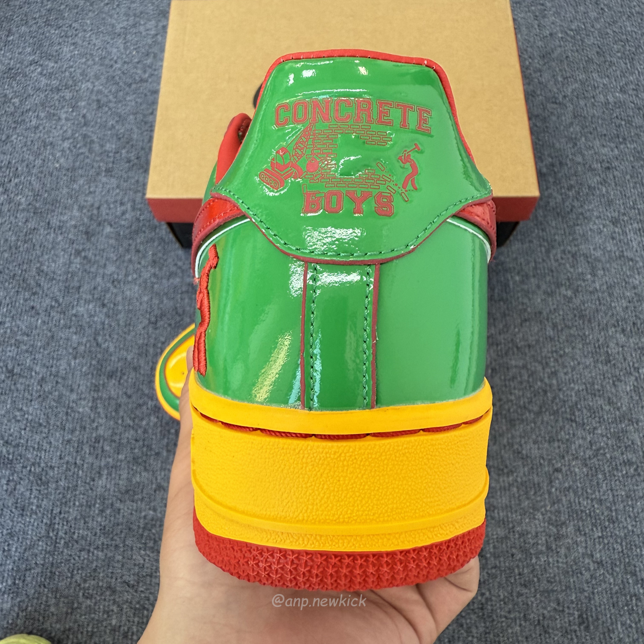 Nike Air Force 1 Low Lil Yachty Concrete Boys Lucky Green Ih4383 300 (22) - www.newkick.vip