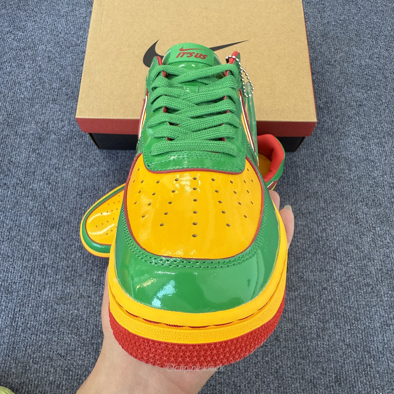 Nike Air Force 1 Low Lil Yachty Concrete Boys Lucky Green Ih4383 300 (23) - www.newkick.vip