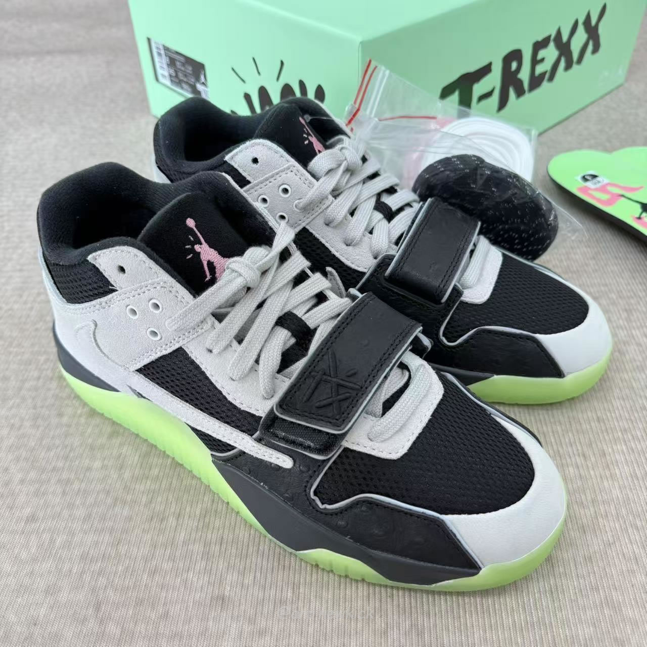 Air Jordan Jumpman Jack Tr Travis Scott X Chase B Black Night Silver Ih7971 001 (6) - www.newkick.vip