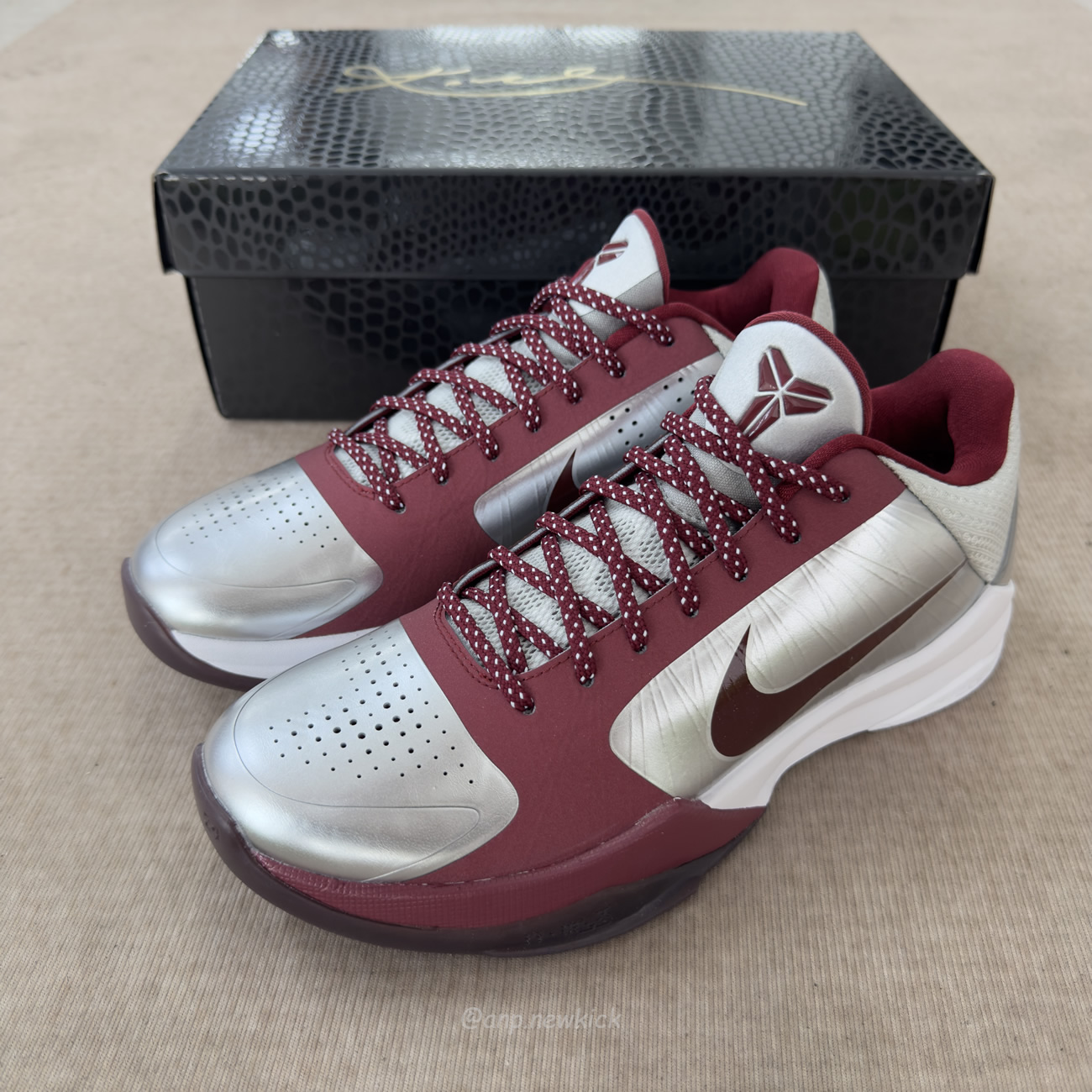 Nike Kobe 5 Protro Metallic Silver And Team Red Im0557 001 (10) - www.newkick.vip