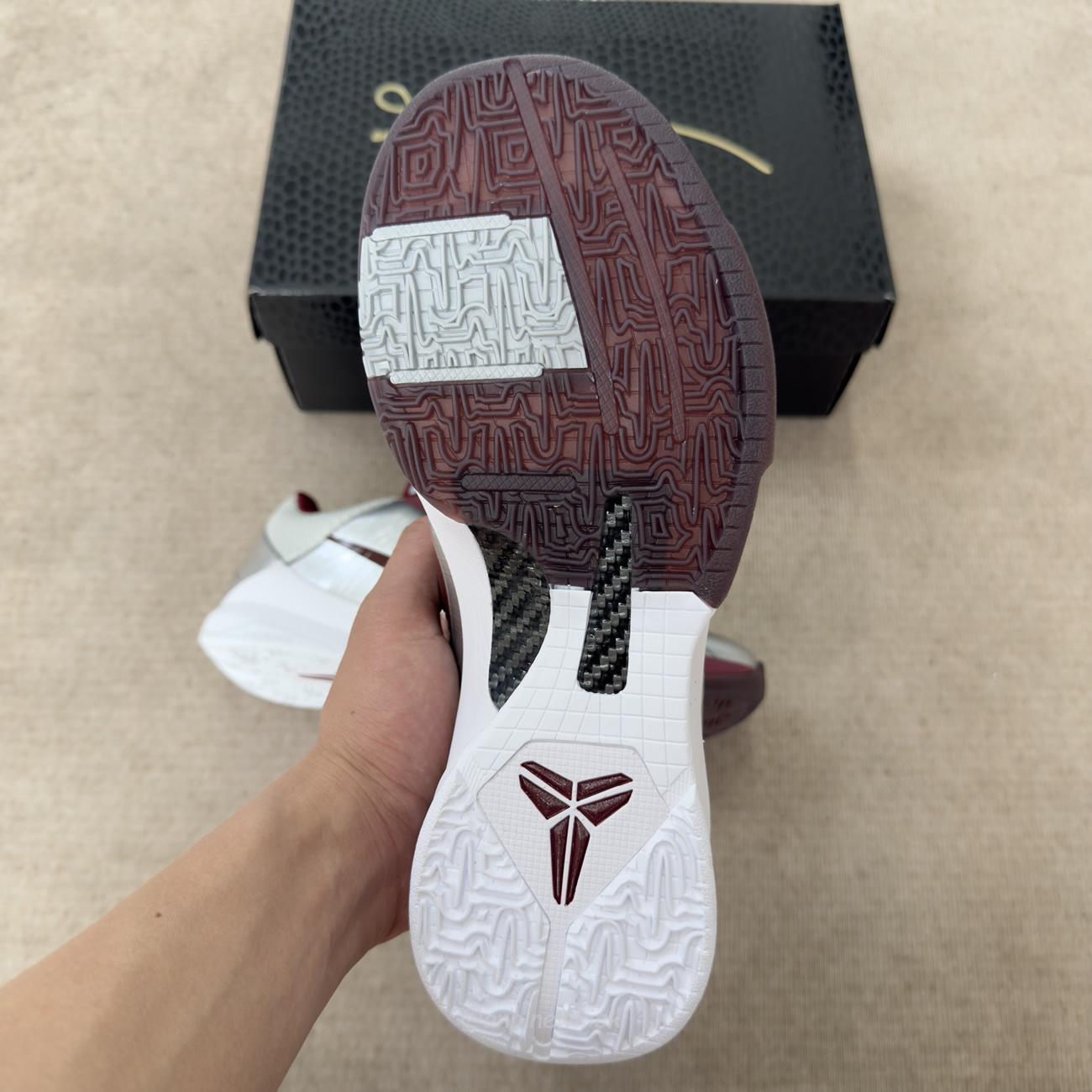 Nike Kobe 5 Protro Metallic Silver And Team Red Im0557 001 (2) - www.newkick.vip