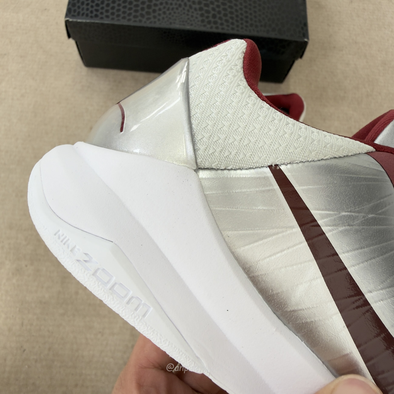 Nike Kobe 5 Protro Metallic Silver And Team Red Im0557 001 (4) - www.newkick.vip