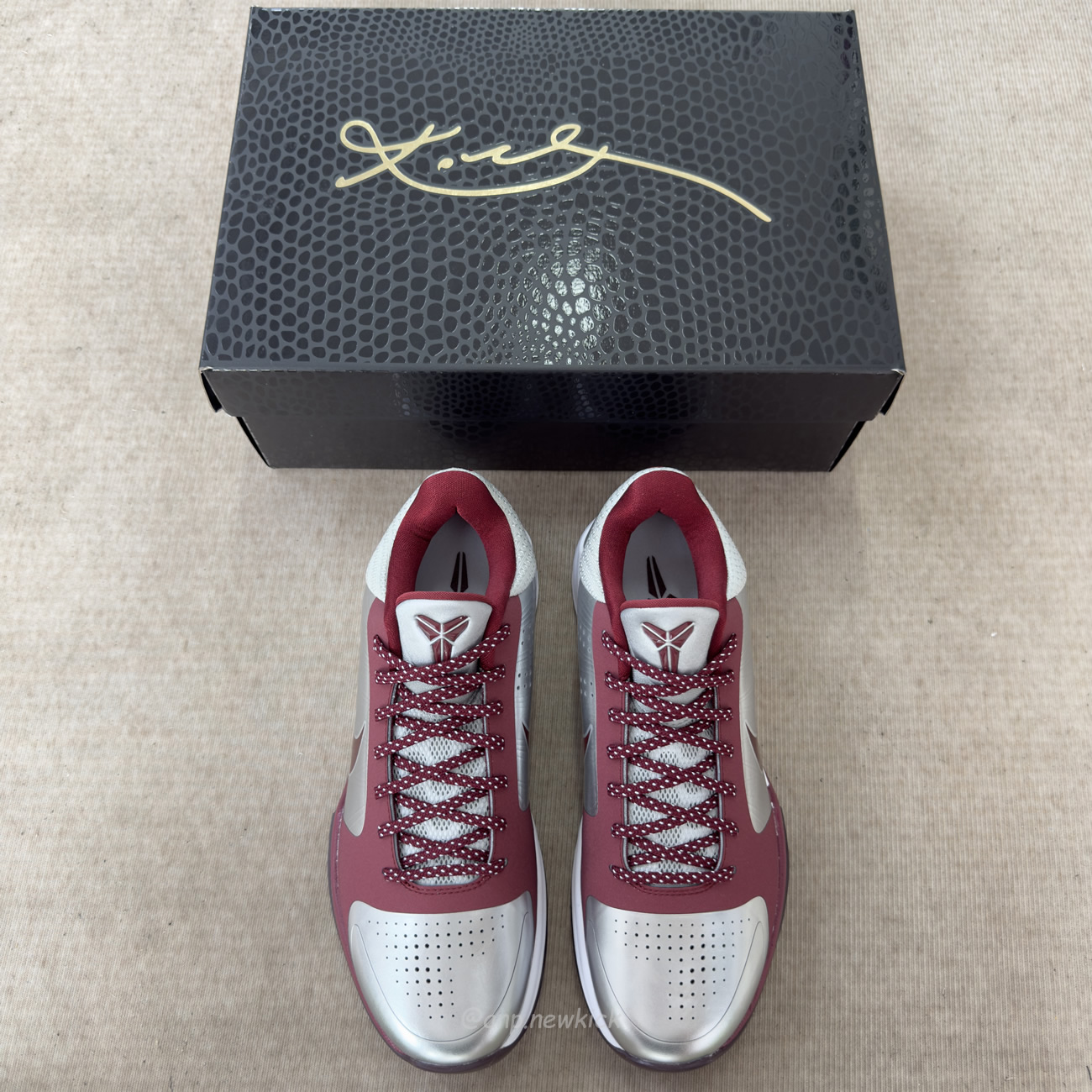 Nike Kobe 5 Protro Metallic Silver And Team Red Im0557 001 (5) - www.newkick.vip