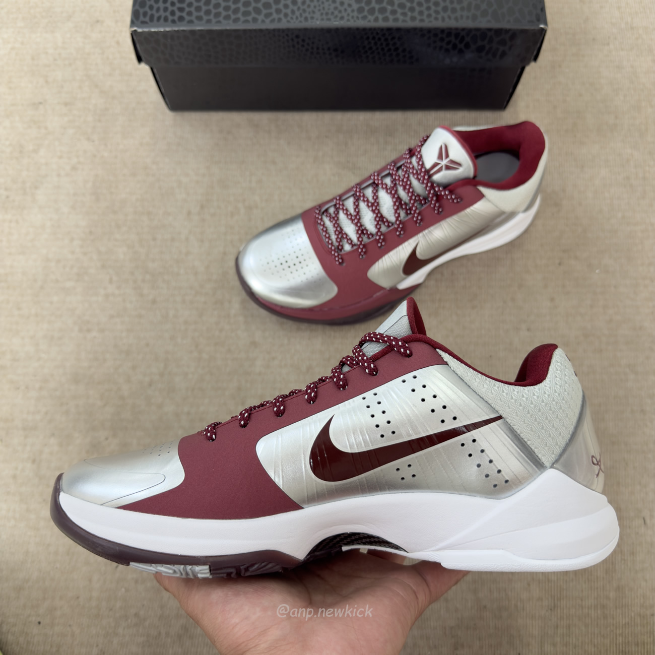 Nike Kobe 5 Protro Metallic Silver And Team Red Im0557 001 (8) - www.newkick.vip