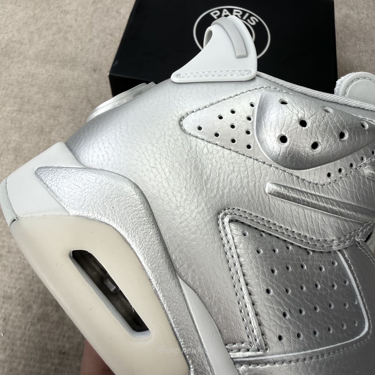 Air Jordan 6 Retro Psg Paris Saint Germain Silver Iq5135 001 (2) - www.newkick.vip