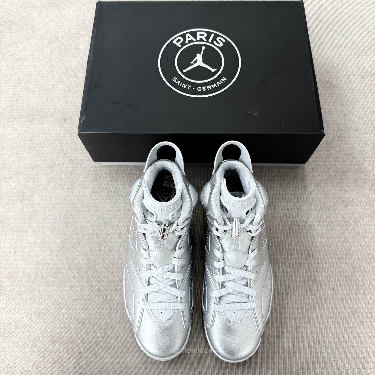 Air Jordan 6 Retro Psg Paris Saint Germain Silver Iq5135 001 (4) - www.newkick.vip