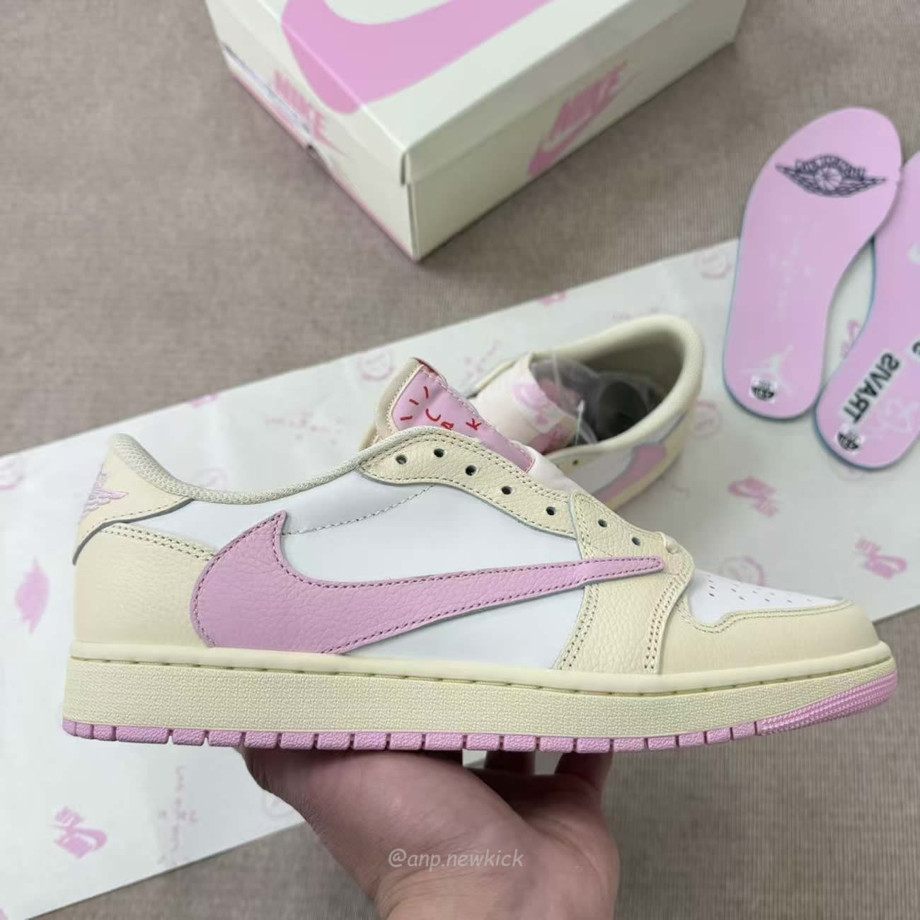Air Jordan 1 Retro Low Og Sp Travis Scott Shy Pink Iq7604 100 (6) - www.newkick.vip