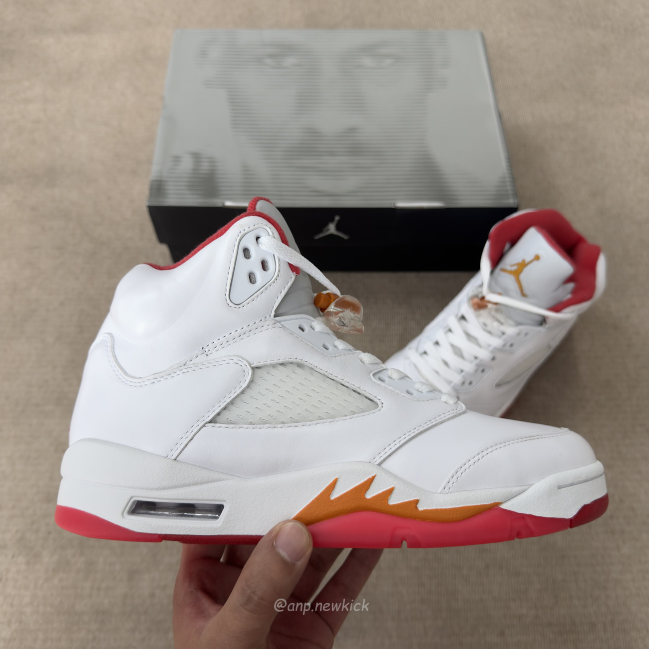 Air Jordan 5 Retro White Sunset Iv5678 102 (10) - www.newkick.vip