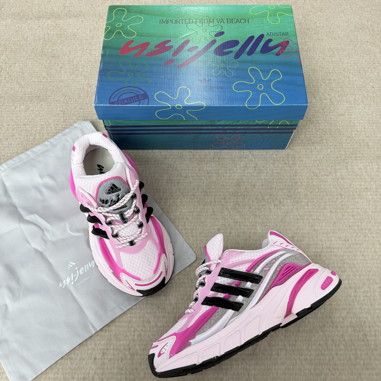Adidas Adistar Jellyfish Pharrell Williams Focus Pink Jp9273 (4) - www.newkick.vip
