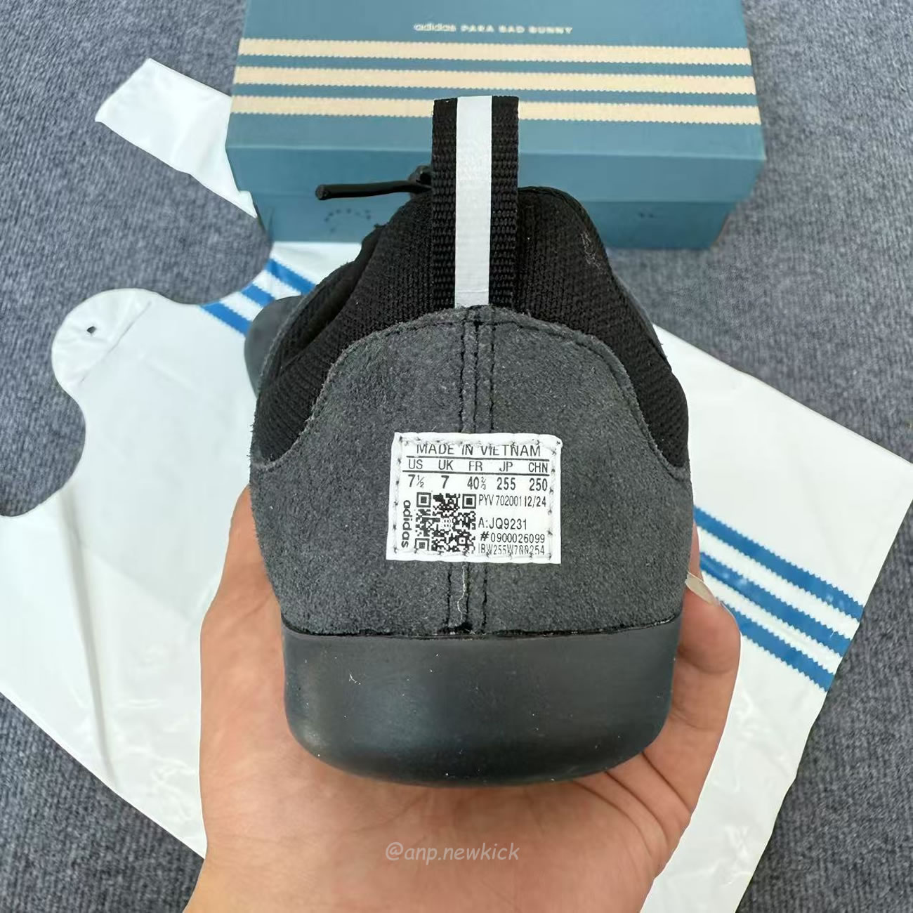 Adidas Ballerina Bad Bunny Black Chalk Jq9231 (2) - www.newkick.vip