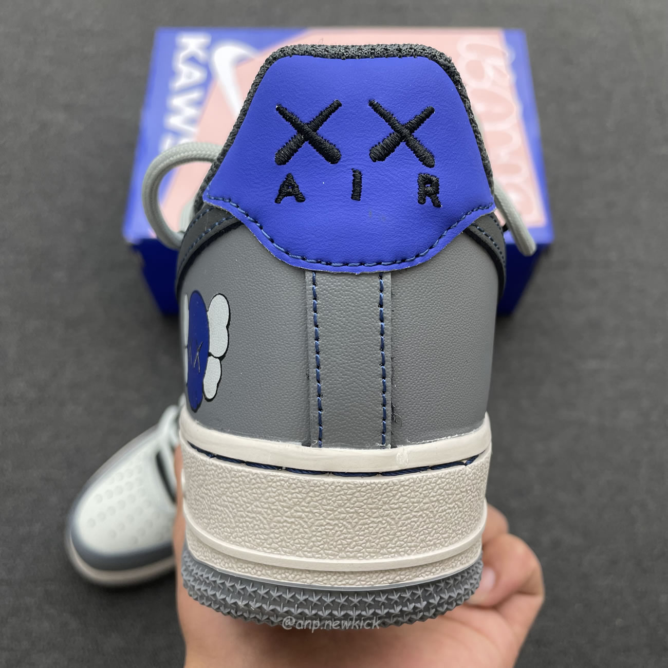 Nike Kaws X Air Force 1 Low Grey Royal Ks6869 333 (6) - www.newkick.vip