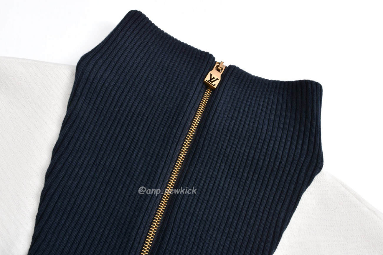 Louis Vuitton Knitted Cotton Sailor Blouson White Navy (2) - www.newkick.vip Louis Vuitton Knitted Cotton Sailor Blouson White Navy (2) - www.newkick.vip