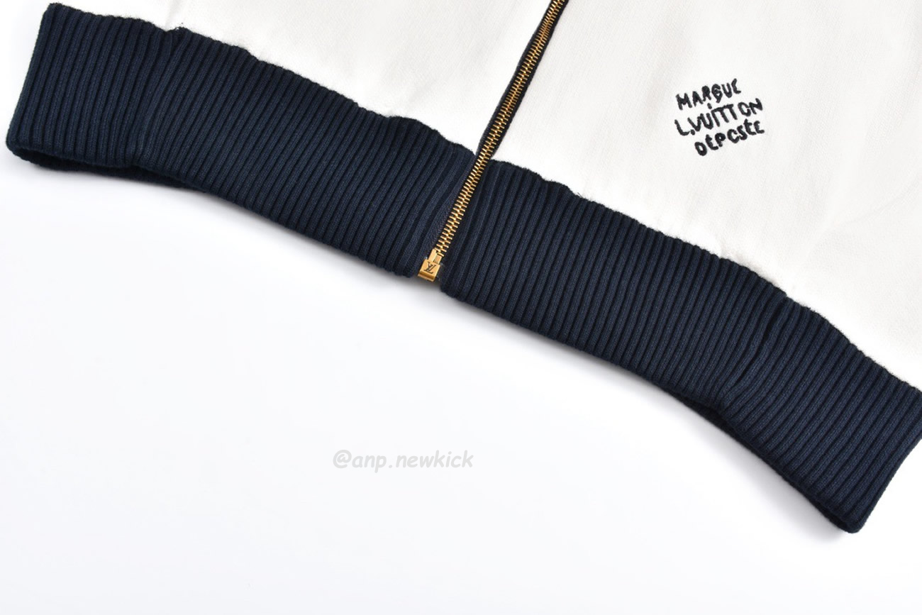 Louis Vuitton Knitted Cotton Sailor Blouson White Navy (5) - www.newkick.vip Louis Vuitton Knitted Cotton Sailor Blouson White Navy (5) - www.newkick.vip