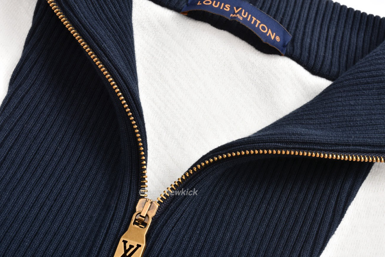 Louis Vuitton Knitted Cotton Sailor Blouson White Navy (7) - www.newkick.vip Louis Vuitton Knitted Cotton Sailor Blouson White Navy (7) - www.newkick.vip