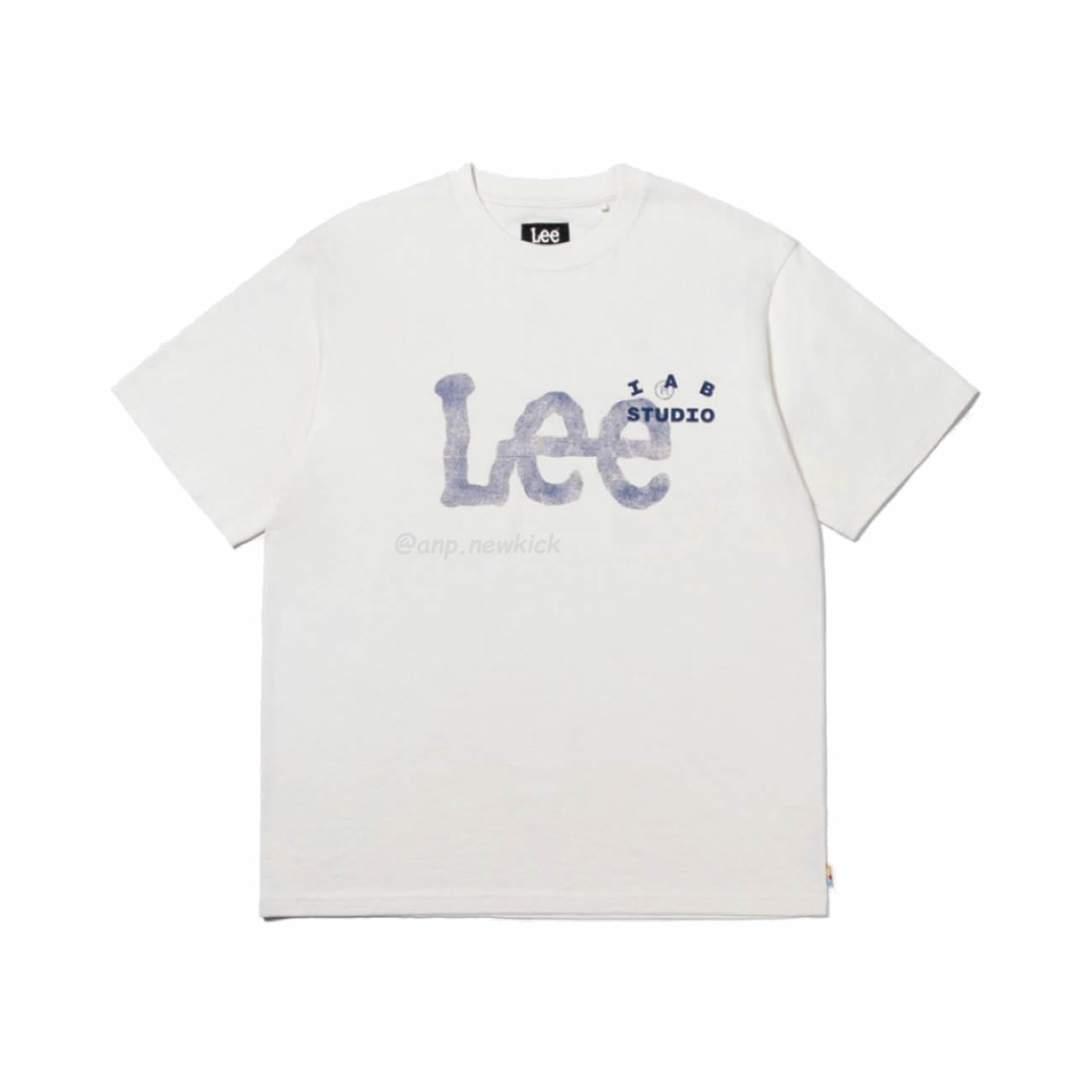 Lee X Iab Big Twitch Logo T Shirt White (1) - www.newkick.vip