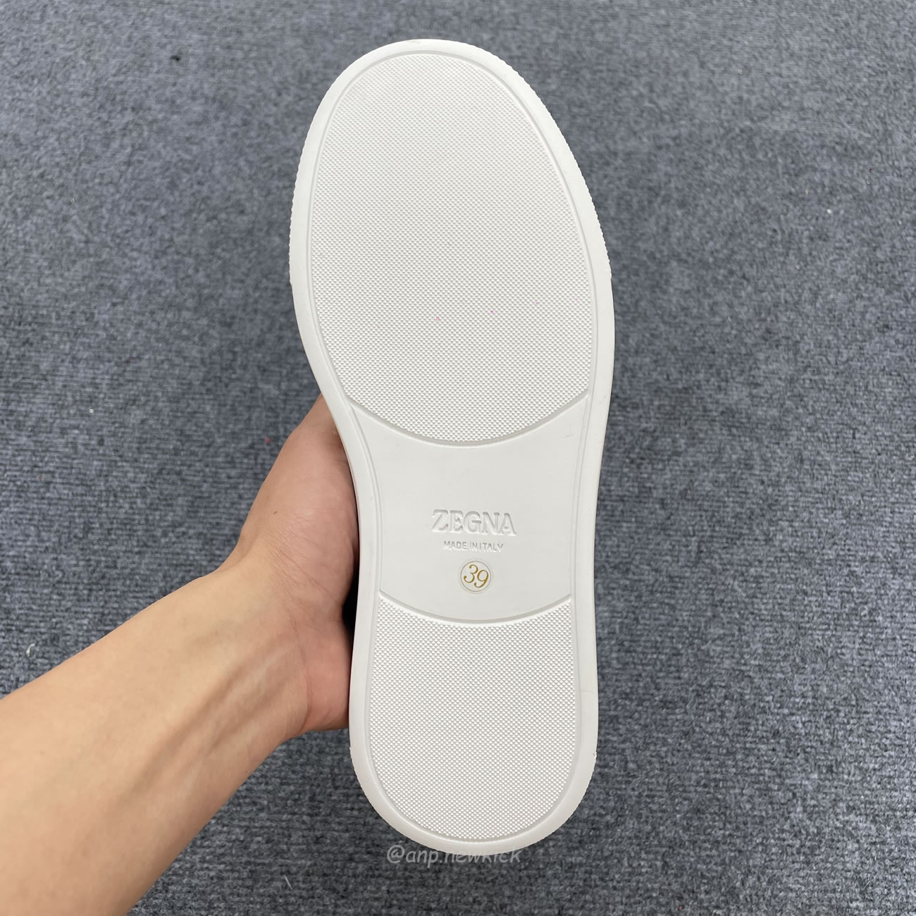 Zegna Deerskin Triple Stitch Off White Brown Black Lhota 25207z Ner (7) - www.newkick.vip