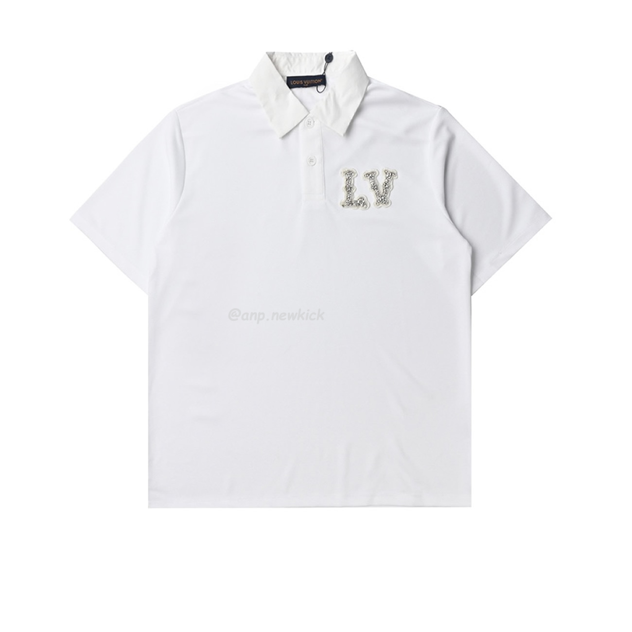 Louis Vuitton 24ss Water Diamond Letter Polo Short Sleeves T Shirt (1) - www.newkick.vip Louis Vuitton 24ss Water Diamond Letter Polo Short Sleeves T Shirt (1) - www.newkick.vip