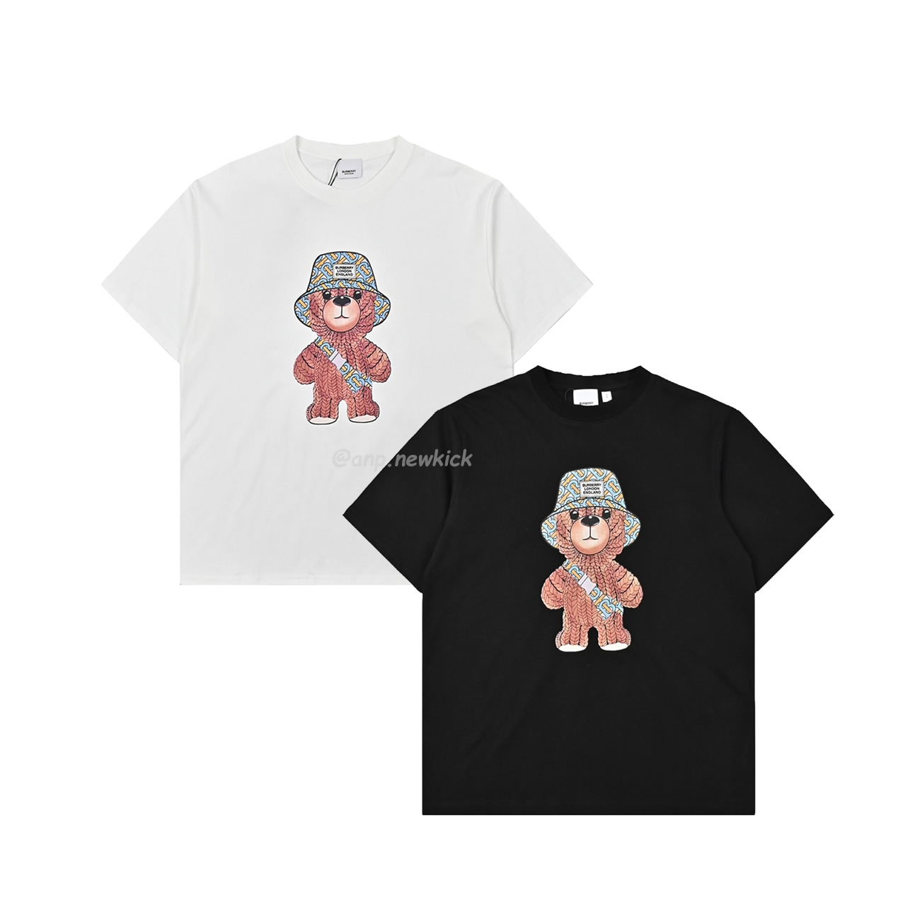 Burberry 23ss Little Bear Black White T Shirt (1) - www.newkick.vip