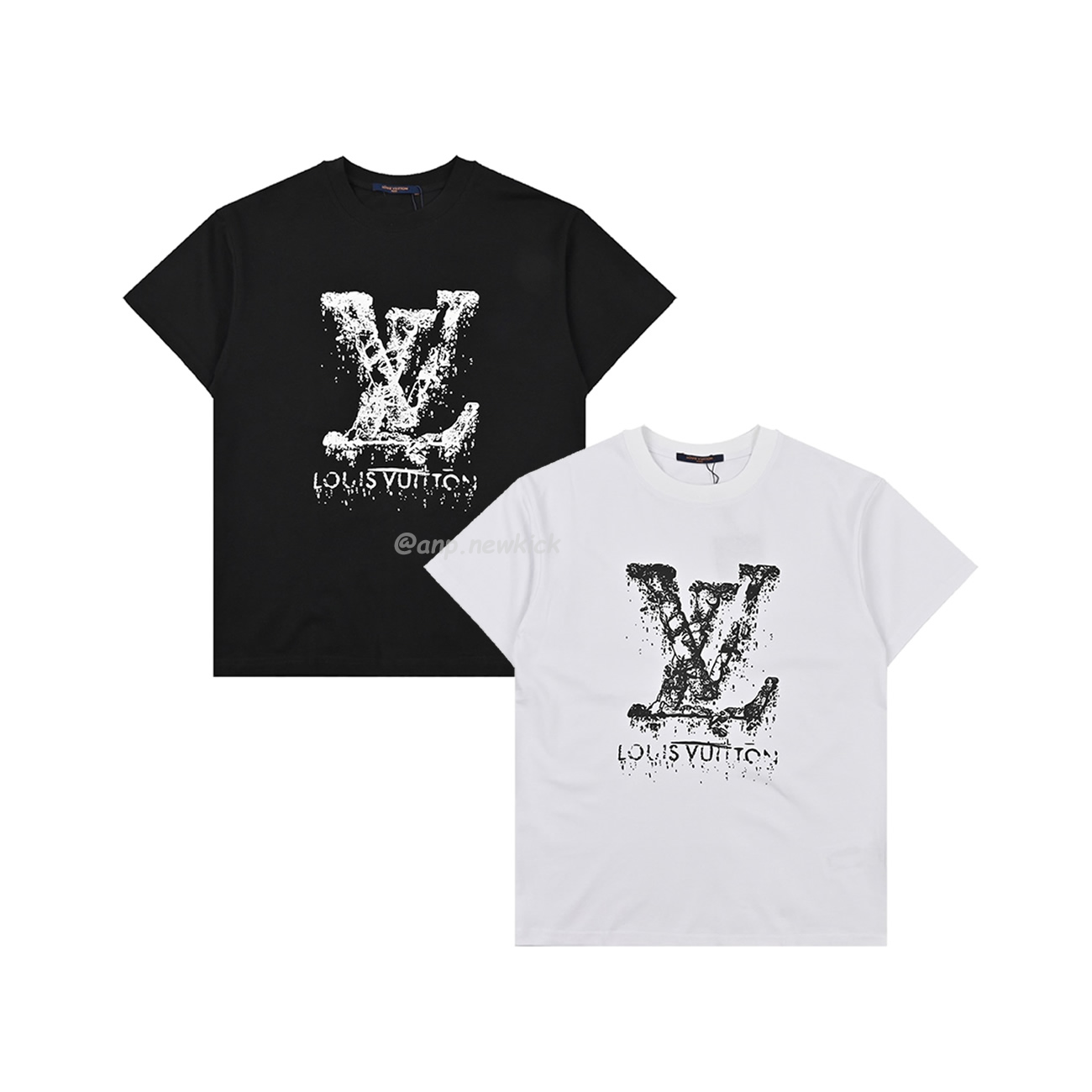 Louis Vuitton Classic Alphabet Digital Direct Spray Round Neck Short Sleeve T Shirt (1) - www.newkick.vip Louis Vuitton Classic Alphabet Digital Direct Spray Round Neck Short Sleeve T Shirt (1) - www.newkick.vip