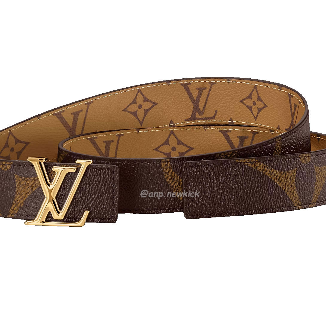 Louis Vuitton Reversible Belt Lv Iconic Monogram Giant Reverse 30 Mm Brown M0149u (4) - www.newkick.vip