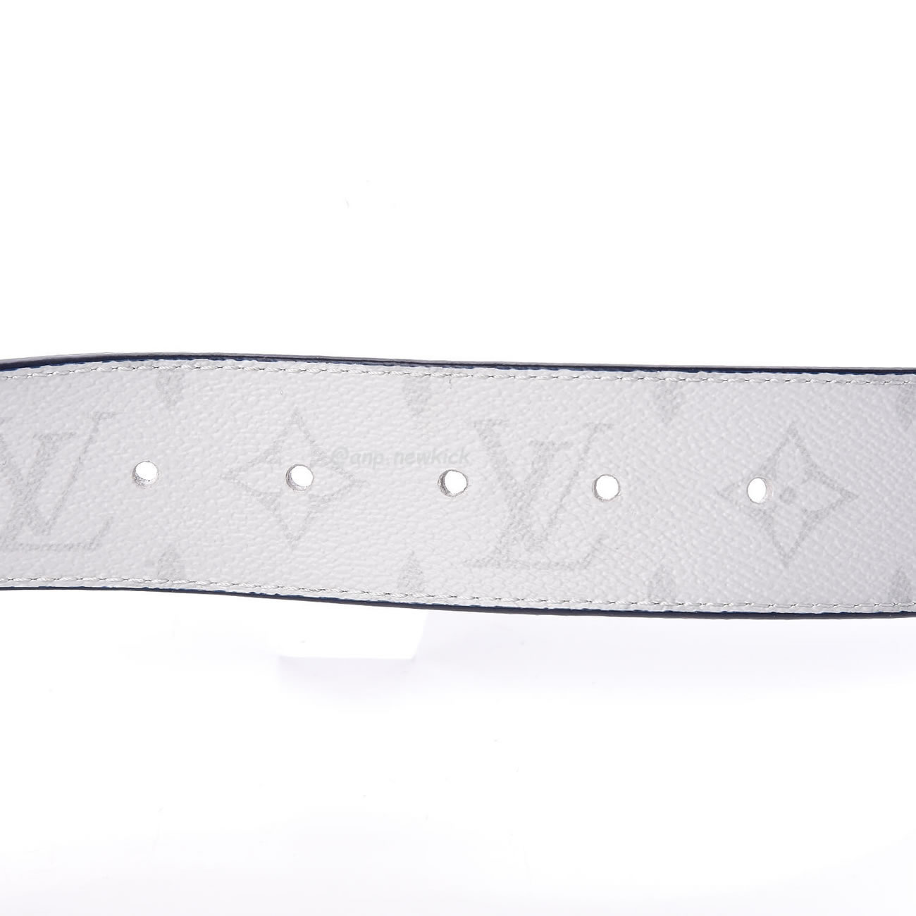 Louis Vuitton Lv Initiales Belt Monogram Logo Story 40mm White M0162s (6) - www.newkick.vip