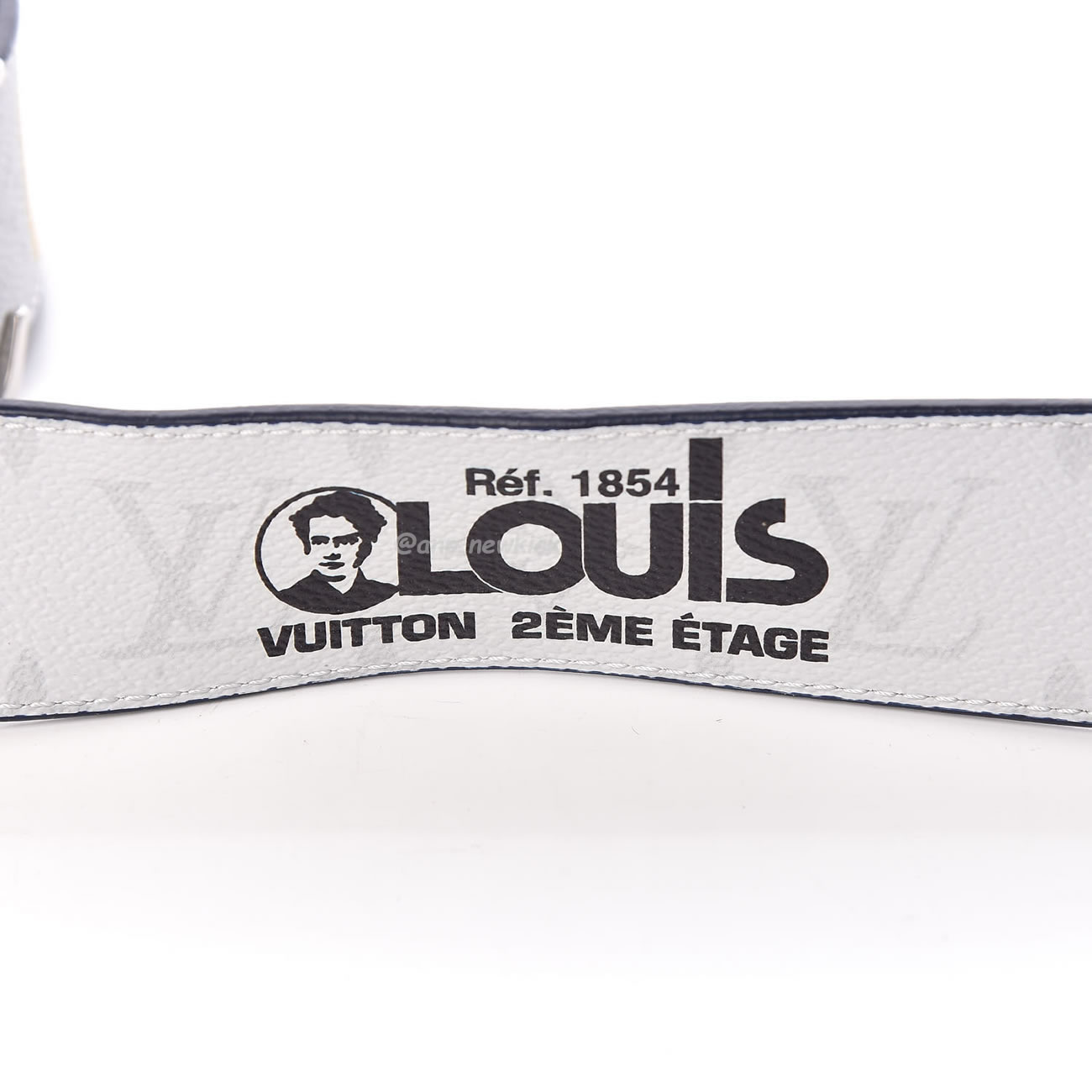 Louis Vuitton Lv Initiales Belt Monogram Logo Story 40mm White M0162s (5) - www.newkick.vip