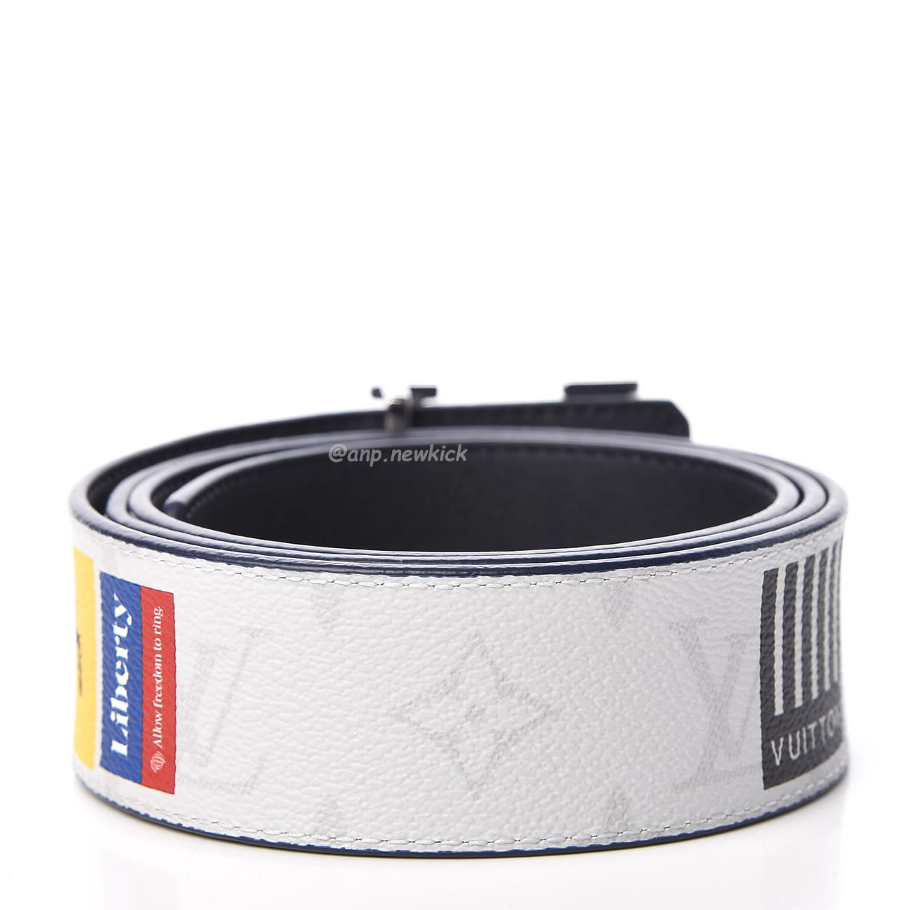 Louis Vuitton Lv Initiales Belt Monogram Logo Story 40mm White M0162s (7) - www.newkick.vip
