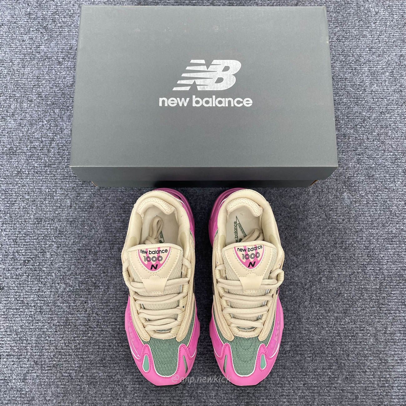 New Balance 1000 Tan Pink Green M1000mc (5) - www.newkick.vip