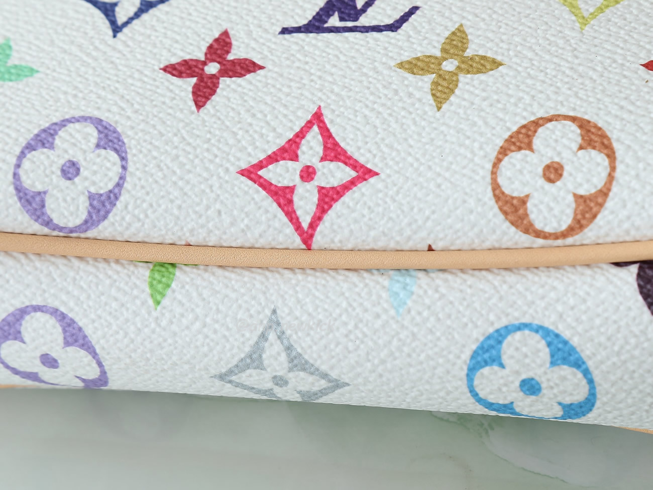 Louis Vuitton X Takashi Murakami Pochette Accessoires White Multicolored M13404 (11) - www.newkick.vip