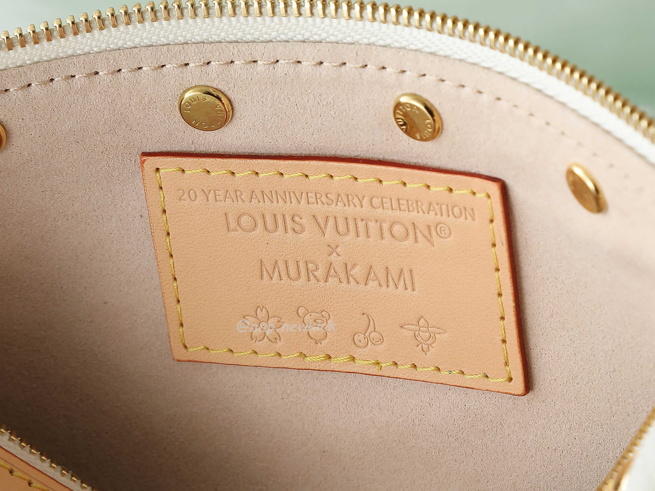 Louis Vuitton X Takashi Murakami Pochette Accessoires White Multicolored M13404 (12) - www.newkick.vip