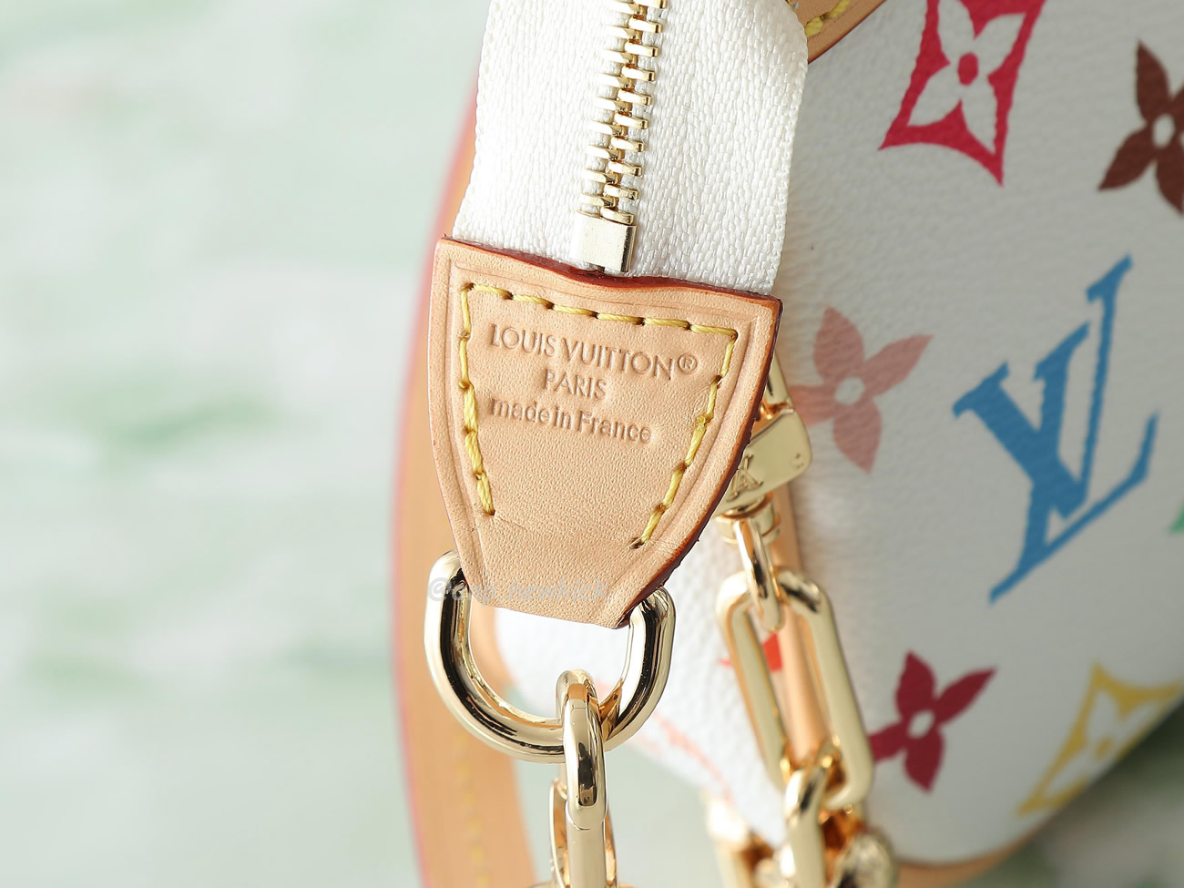 Louis Vuitton X Takashi Murakami Pochette Accessoires White Multicolored M13404 (13) - www.newkick.vip