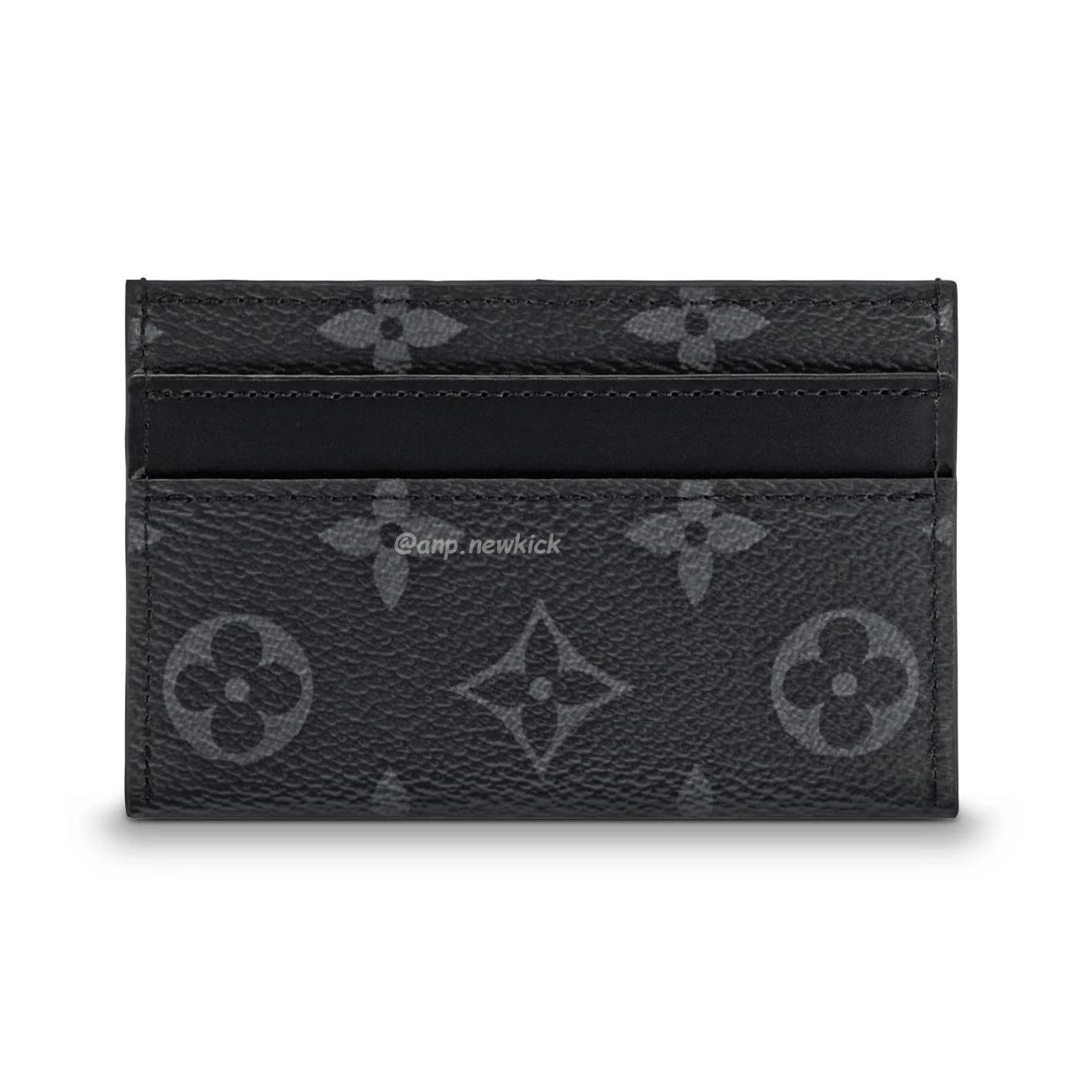Louis Vuitton Card Holder Porte Cartes Double Monogram Eclipse Blackgrey M62170 (1) - www.newkick.vip