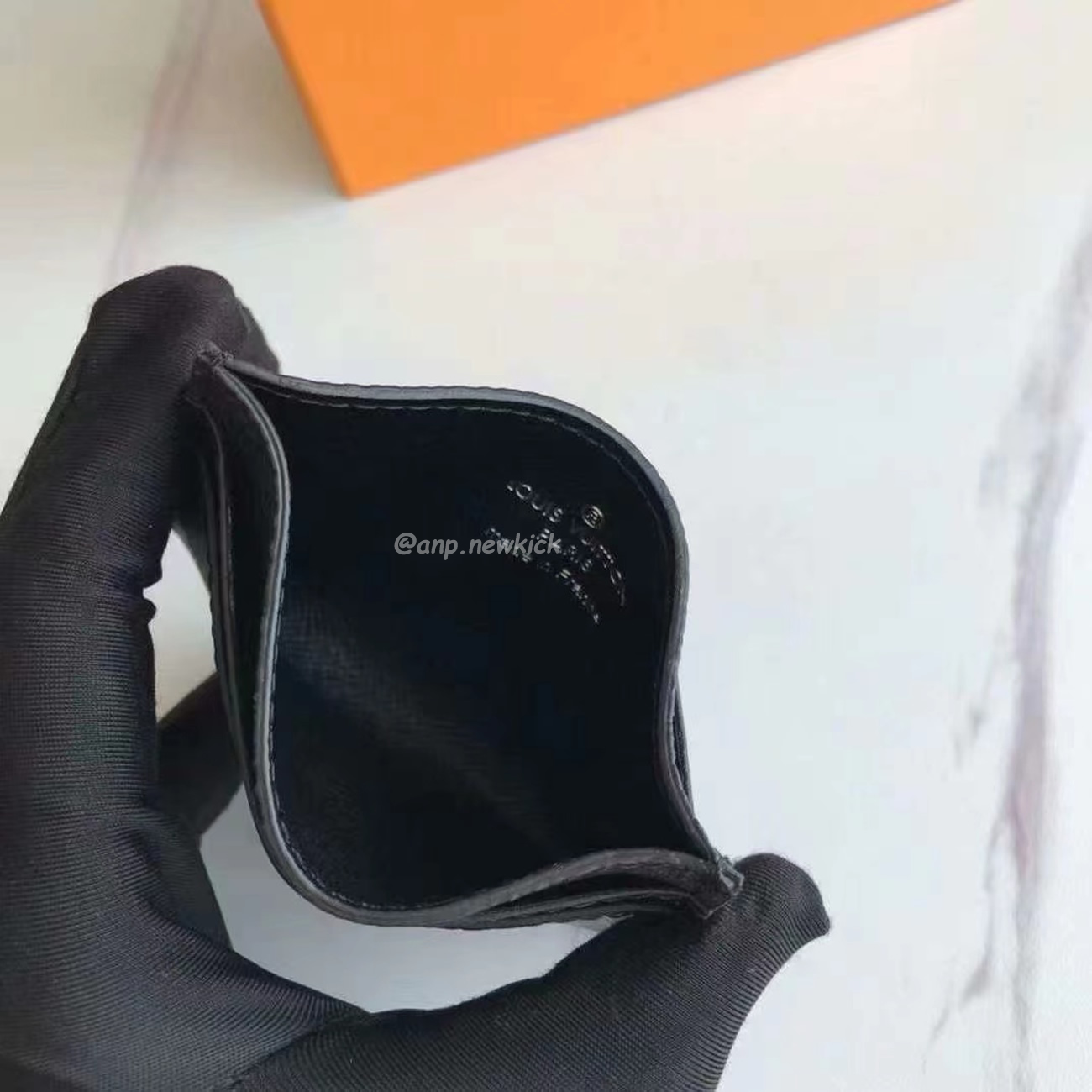 Louis Vuitton Card Holder Porte Cartes Double Monogram Eclipse Blackgrey M62170 (2) - www.newkick.vip