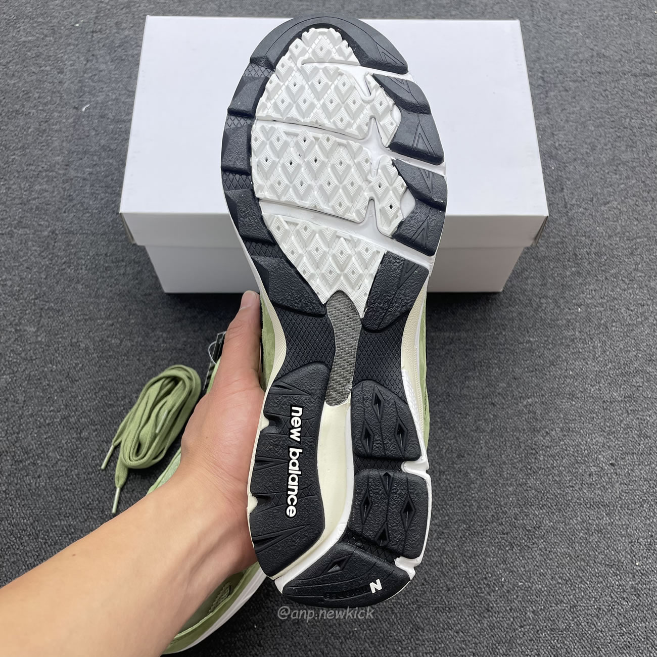 New Balance 990v3 Miusa Jjjjound Olive M990jd3 (4) - www.newkick.vip