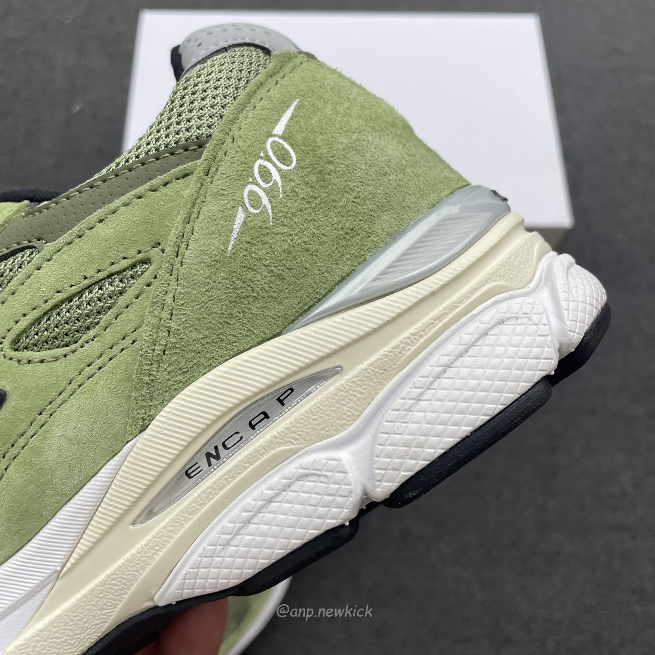 New Balance 990v3 Miusa Jjjjound Olive M990jd3 (6) - www.newkick.vip