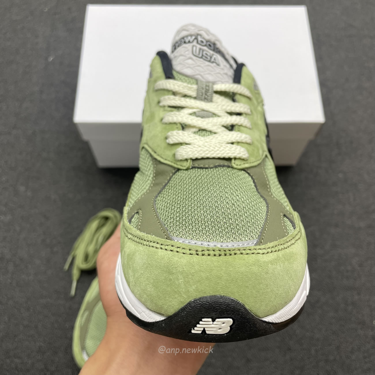 New Balance 990v3 Miusa Jjjjound Olive M990jd3 (7) - www.newkick.vip