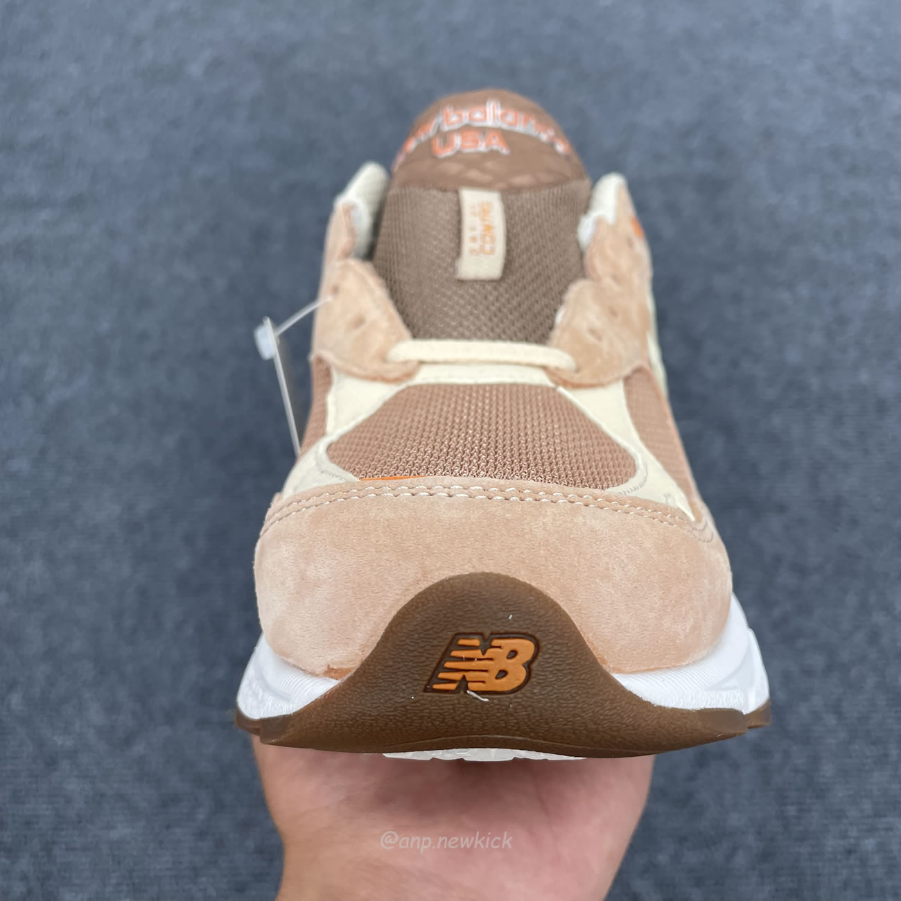 New Balance 990v3 Miusa Size Exclusive Orange Cream M990sz3 (8) - www.newkick.vip