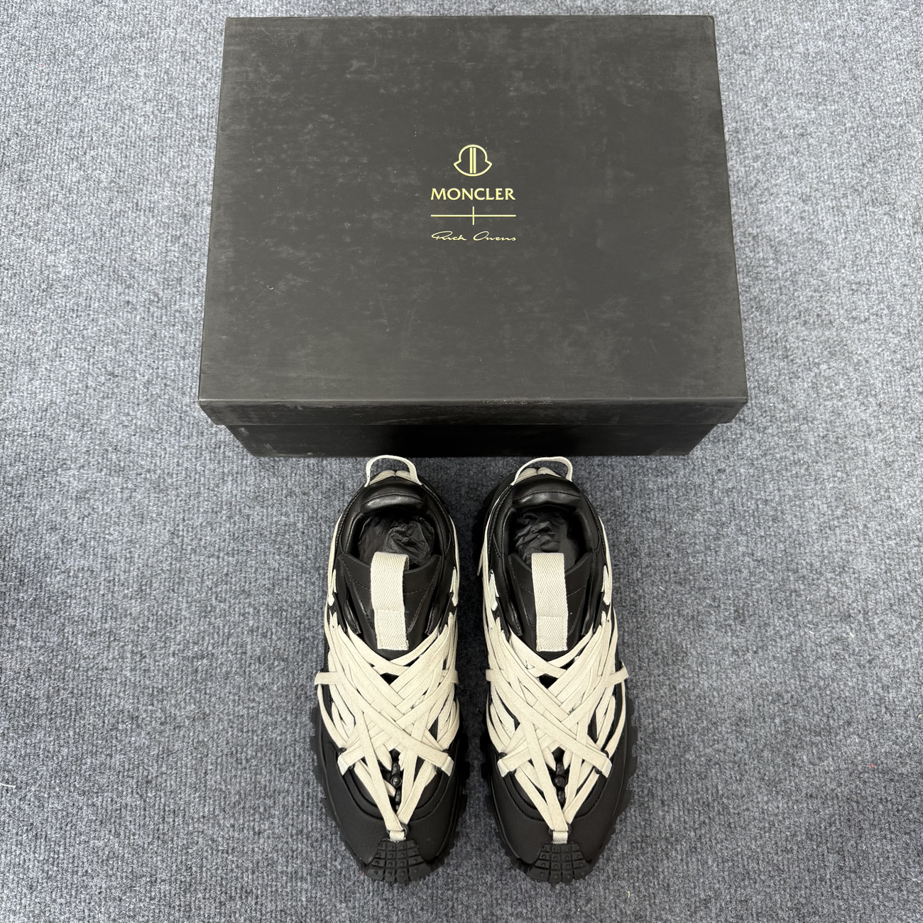 Rick Owens X Moncler Trailgrip Megalace Black Mu02d4m10m4321 999 (7) - www.newkick.vip