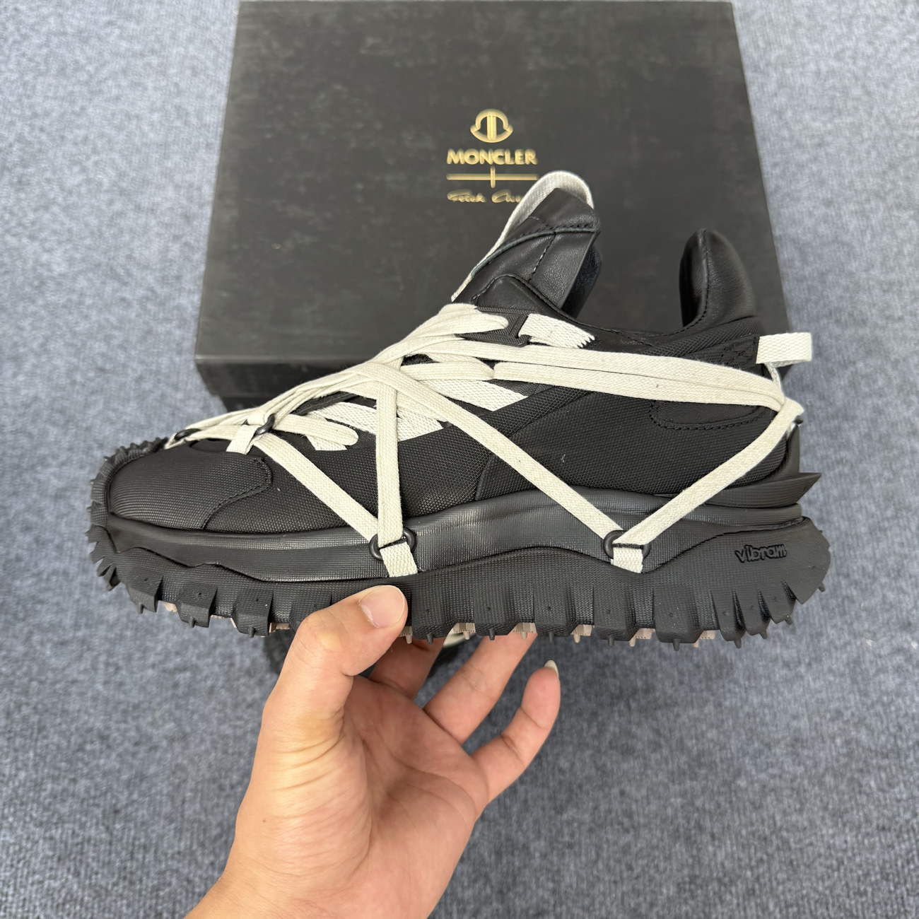 Rick Owens X Moncler Trailgrip Megalace Black Mu02d4m10m4321 999 (8) - www.newkick.vip